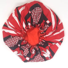 Load image into Gallery viewer, Lwuili Pendé -Ankara double-sided bonnet by Fleur Trendy