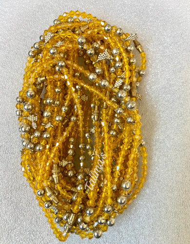 Yellow Ankle beads free shipping