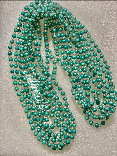 Waist beads with elastic