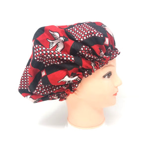 Lwuili Pendé -Ankara double-sided bonnet by Fleur Trendy