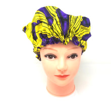 Load image into Gallery viewer, Ankara double-sided bonnet.